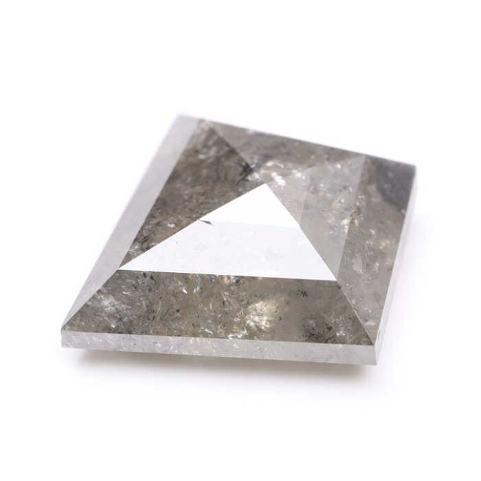 Natural Kite Cut Salt and Pepper Earth Mined Diamond
