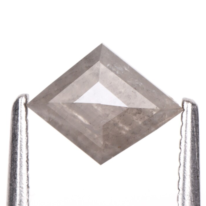 Natural Kite Cut Salt and Pepper Earth Mined Diamond