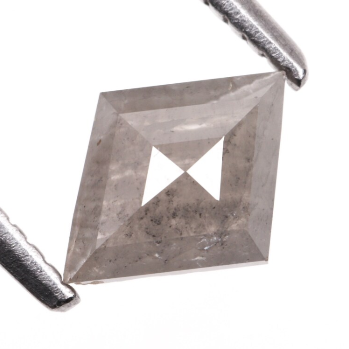Natural Kite Cut Salt and Pepper Earth Mined Diamond