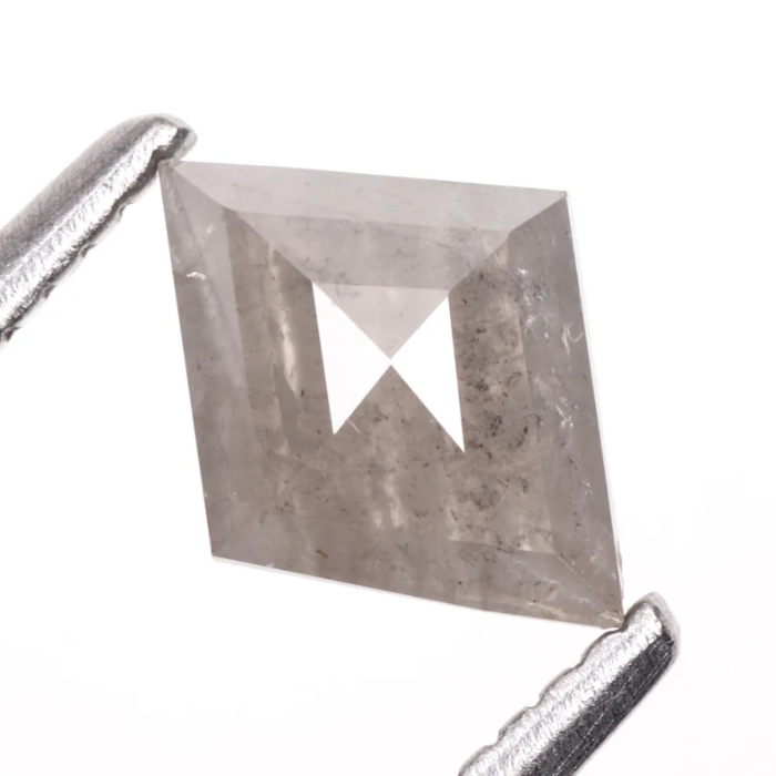 Natural Kite Cut Salt and Pepper Earth Mined Diamond