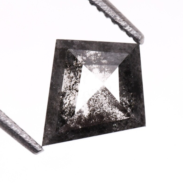 Natural Kite Cut Salt and Pepper Full Cut Diamond