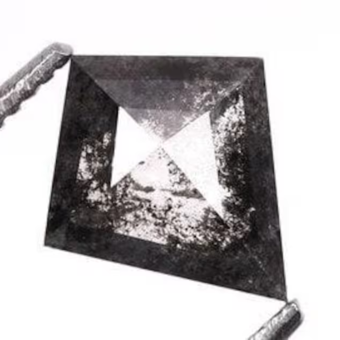Natural Kite Cut Salt and Pepper Full Cut Diamond