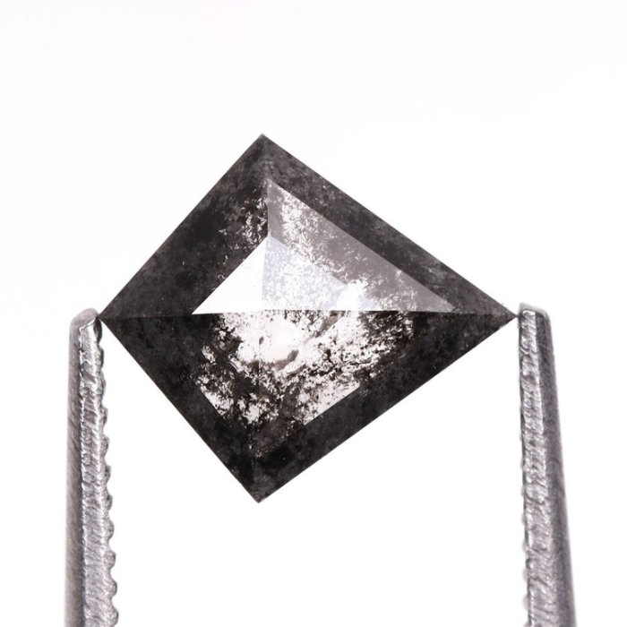 Natural Kite Cut Salt and Pepper Full Cut Diamond
