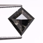 Natural Kite Cut Salt and Pepper Loose Diamond
