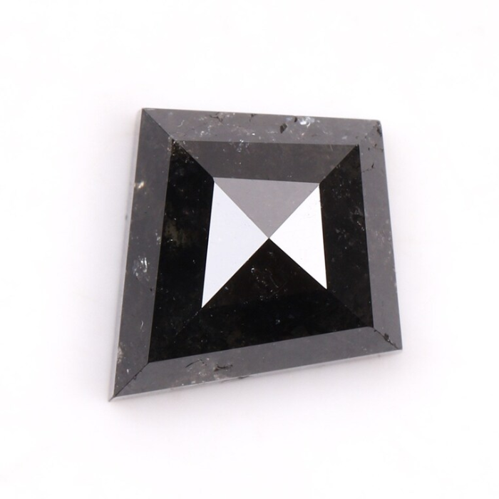 Natural Kite Cut Salt and Pepper Loose Diamond