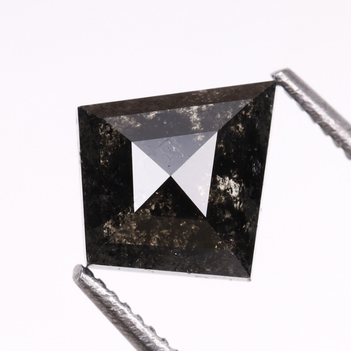 Natural Kite Cut Salt and Pepper Loose Diamond
