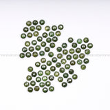 1 CT Enhanced Green Round Rose Cut Diamond
