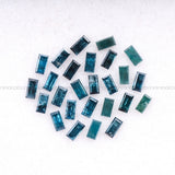 1 CT Enhanced Blue Baguette Cut Diamond
