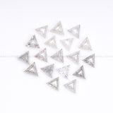 1 CT, 3.0 MM | Light Salt And Pepper Triangle Cut Diamond