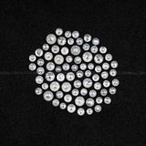 Round Cut Natural Icy White Diamonds
