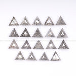 Load image into Gallery viewer, 1 CT, 3.0 MM | Grey Salt And Pepper Triangle Cut Diamond
