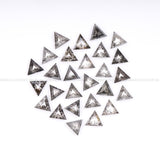 1 CT, 3.0 MM | Dark Salt And Pepper Triangle Cut Diamond