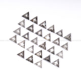 1 CT, 3.0 MM | Dark Salt And Pepper Triangle Cut Diamond