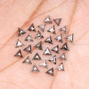 1 CT, 3.0 MM | Dark Salt And Pepper Triangle Cut Diamond
