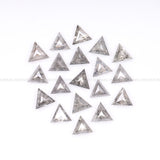 1 CT, 3.0 MM | Grey Salt And Pepper Triangle Cut Diamond