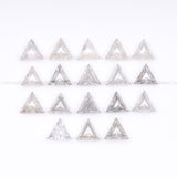 1 CT, 3.0 MM | Light Salt And Pepper Triangle Cut Diamond