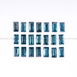 1 CT Enhanced Blue Baguette Cut Diamond
