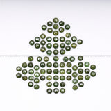 1 CT Enhanced Green Round Rose Cut Diamond