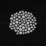 Round Cut Natural Icy White Diamonds