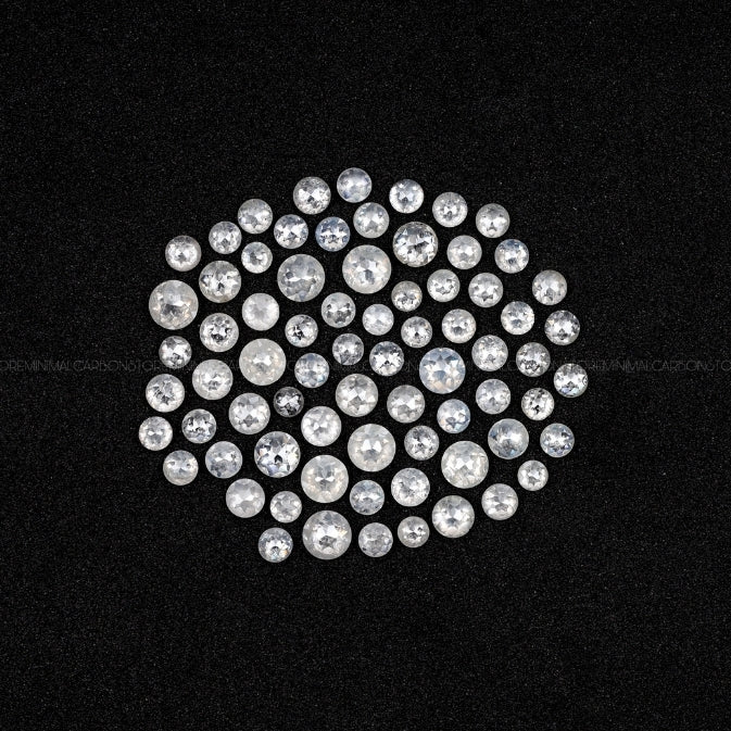 Round Cut Natural Icy White Diamonds