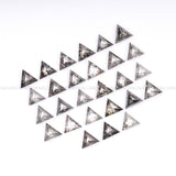1 CT, 3.0 MM | Dark Salt And Pepper Triangle Cut Diamond