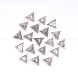 1 CT, 3.0 MM | Grey Salt And Pepper Triangle Cut Diamond