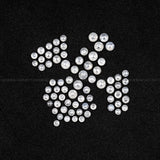 Round Cut Natural Icy White Diamonds