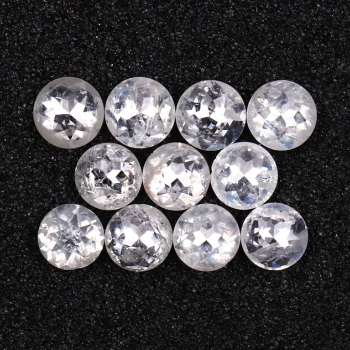 Natural Loose Round Rose Cut Earth Mined Diamond - Minimal Carbon