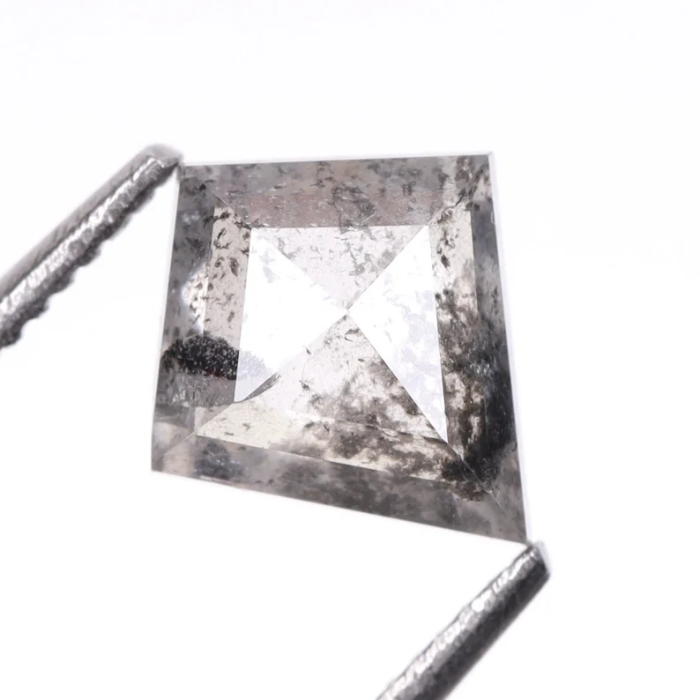 Natural Loose Salt and Pepper Kite Cut Diamond