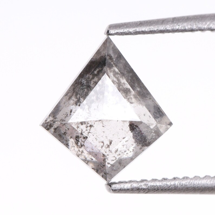 Natural Loose Salt and Pepper Kite Cut Diamond