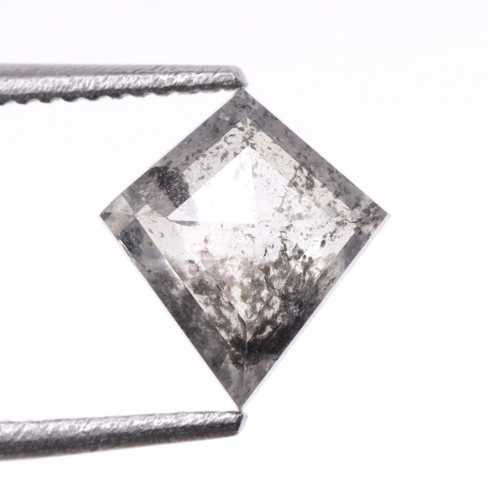 Natural Loose Salt and Pepper Kite Cut Diamond