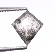 Natural Loose Salt and Pepper Kite Cut Diamond