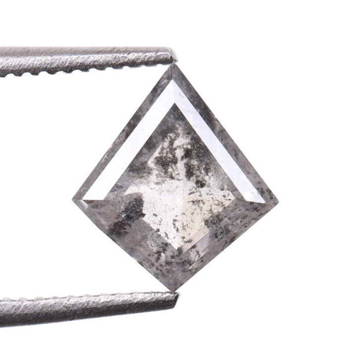 Natural Loose Salt and Pepper Kite Cut Diamond