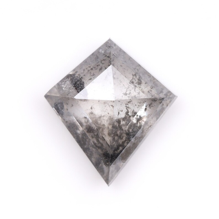 Natural Loose Salt and Pepper Kite Cut Diamond