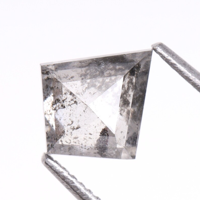 Natural Loose Salt and Pepper Kite Cut Diamond