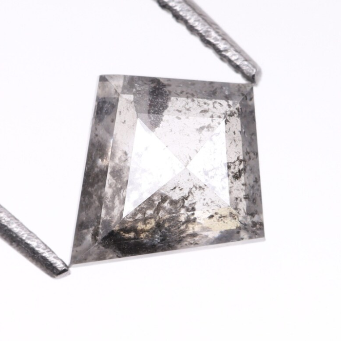 Natural Loose Salt and Pepper Kite Cut Diamond
