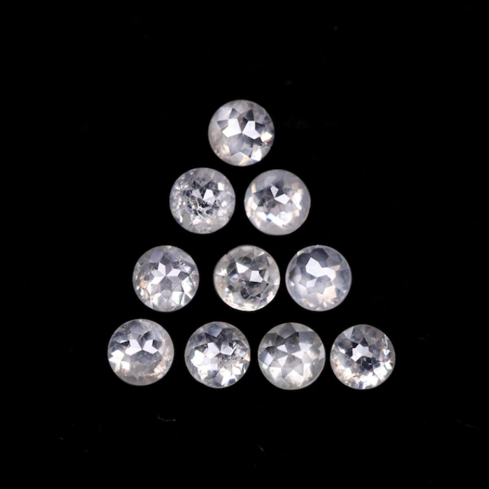 Natural Loose White Round Rose Cut Earth Mined Diamond