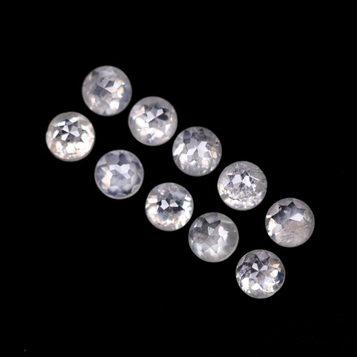Natural Loose White Round Rose Cut Earth Mined Diamond