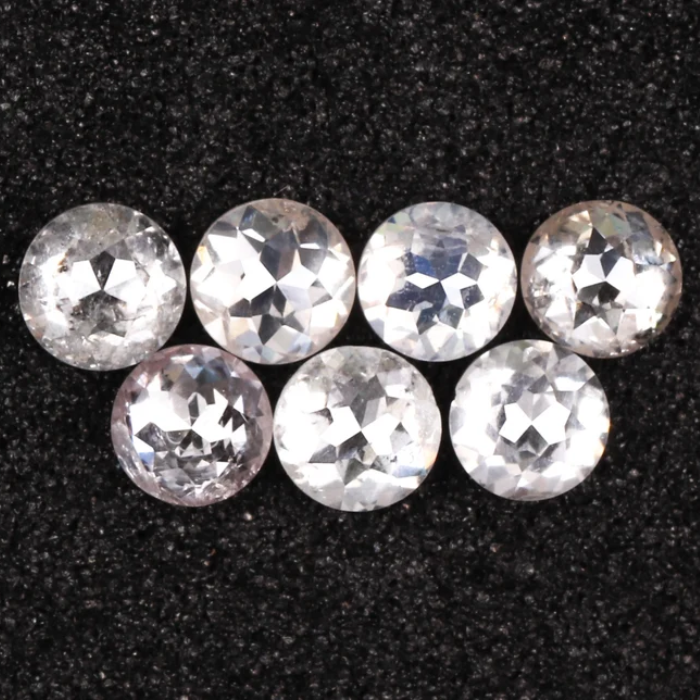 Natural Loose White Round Rose Cut Earth Mined Diamond - Minimal Carbon