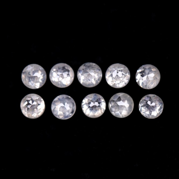 Natural Loose White Round Rose Cut Earth Mined Diamond