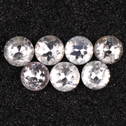 Natural Loose White Round Rose Cut Earth Mined Diamond - Minimal Carbon