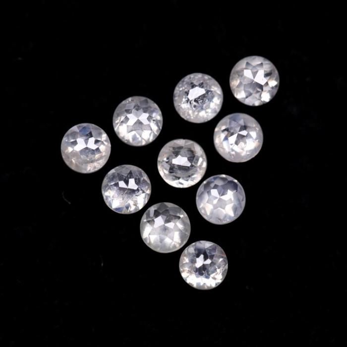 Natural Loose White Round Rose Cut Earth Mined Diamond