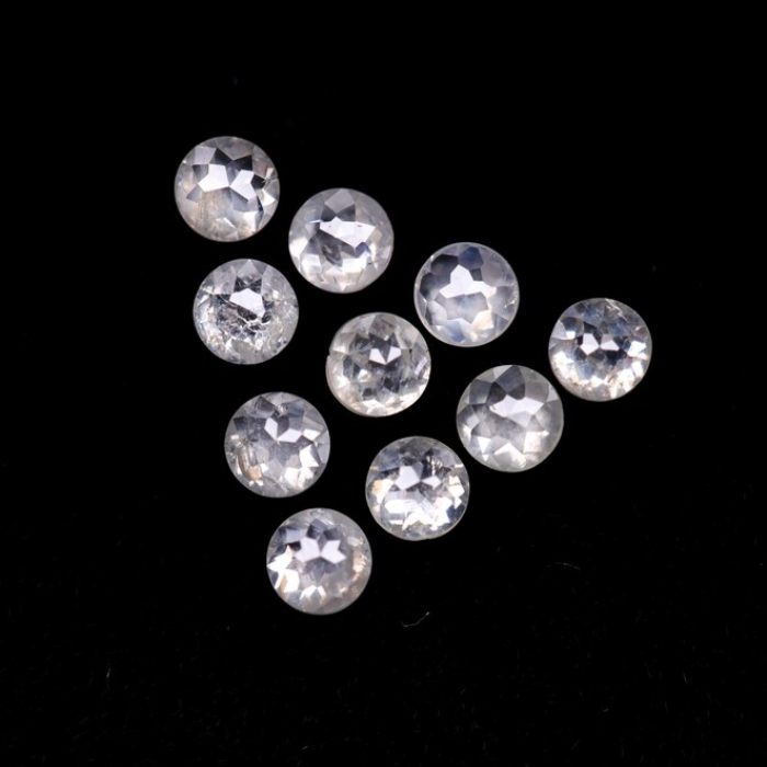 Natural Loose White Round Rose Cut Earth Mined Diamond