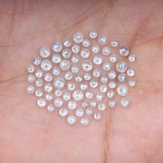 Natural Loose White Round Rose Cut Earth Mined Diamond