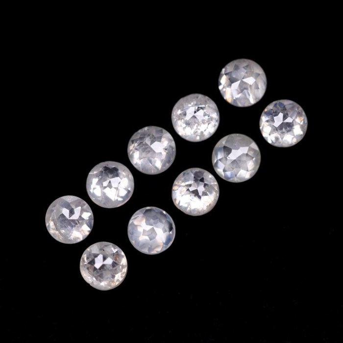 Natural Loose White Round Rose Cut Earth Mined Diamond