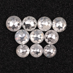 Natural Round Rose Cut Loose Earth Mined Diamond