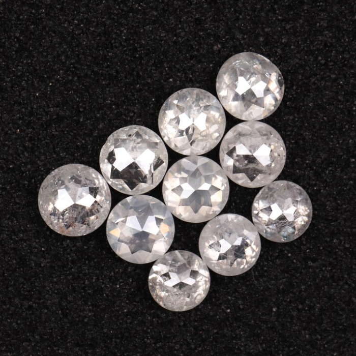 Natural Round Rose Cut Loose Earth Mined Diamond