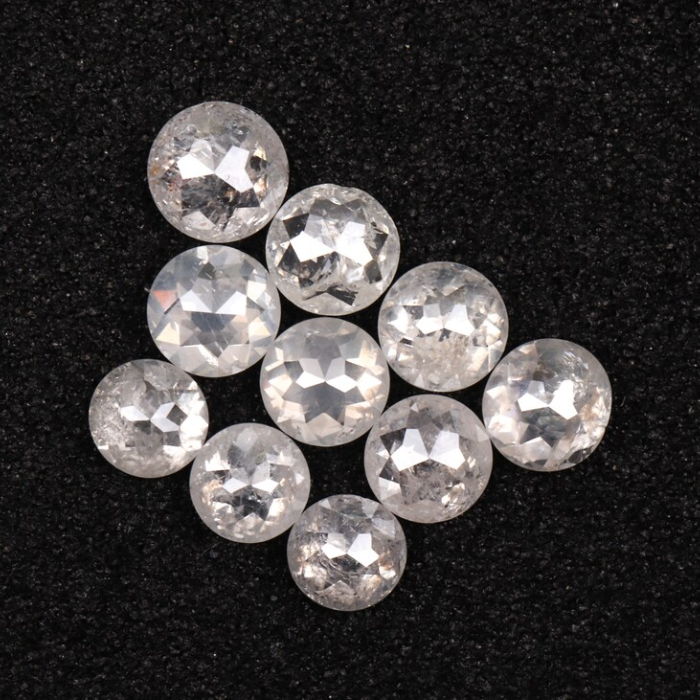 Natural Round Rose Cut Loose Earth Mined Diamond