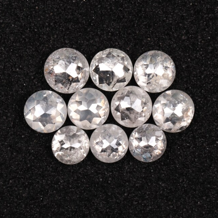 Natural Round Rose Cut Loose Earth Mined Diamond