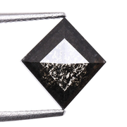 Natural Salt and Pepper Kite Cut Diamond